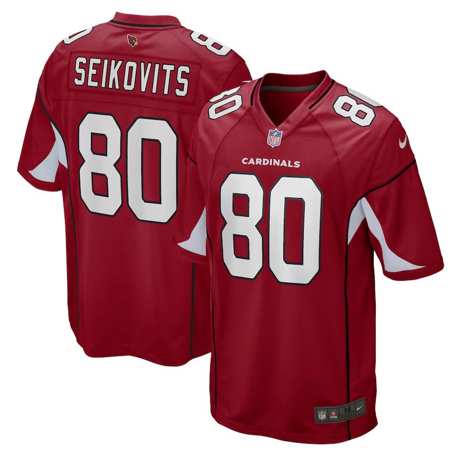 Men Arizona Cardinals 80 Bernhard Seikovits Nike Cardinal Game NFL Jersey